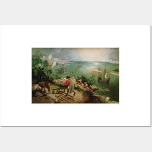 Pieter Bruegel Icarus Posters and Art